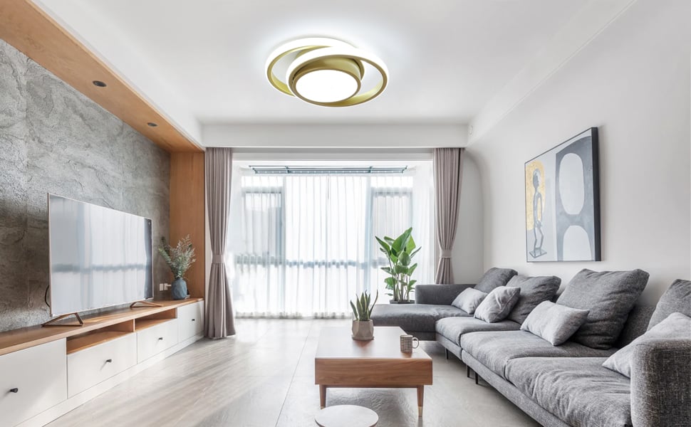 Moderne LED-Deckenleuchte