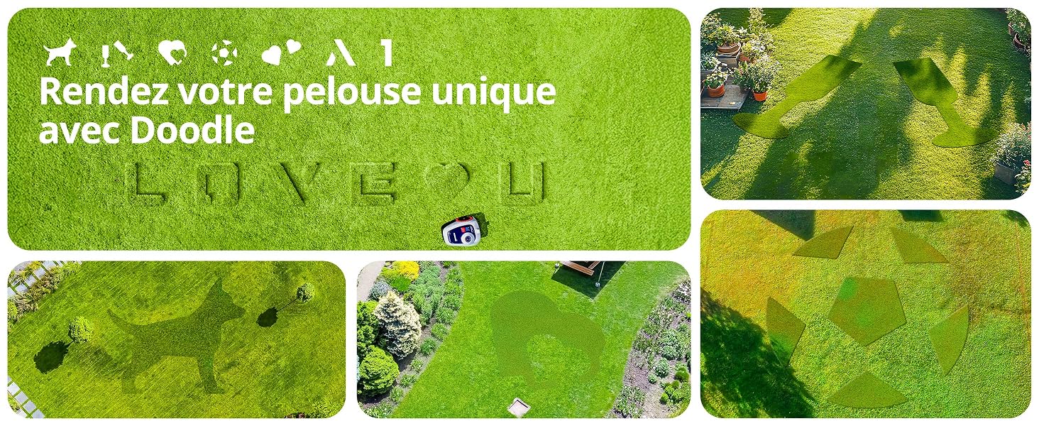 Navimow i robot tondeuse sans fil périphérique a gazon automatique electrique jardin intelligent
