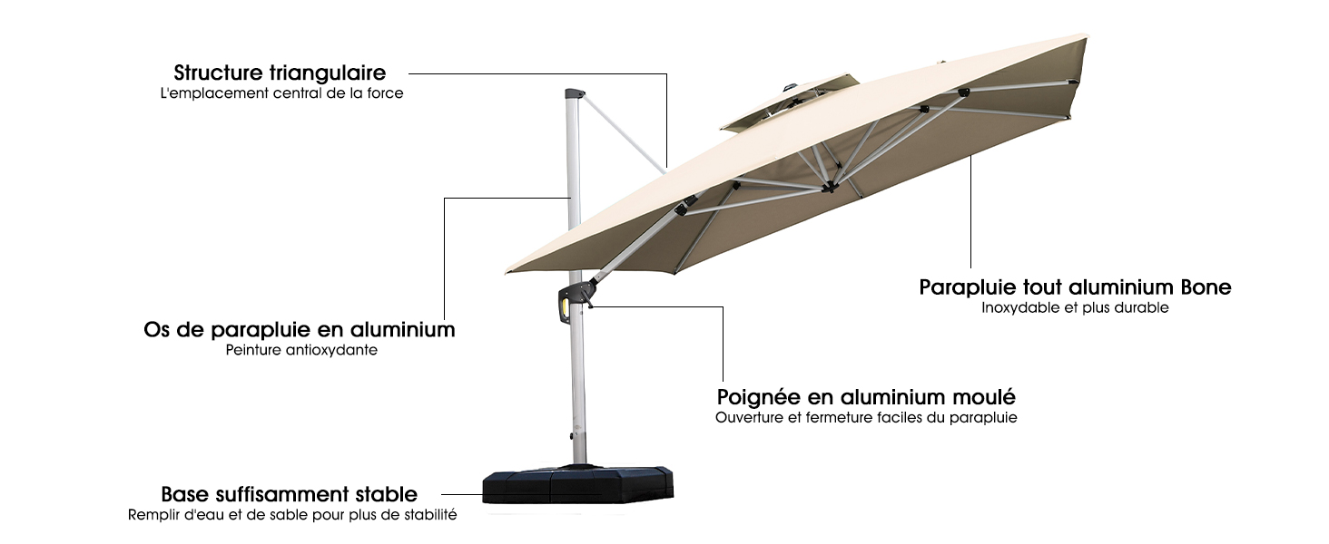 purple leaf parasol de jardin exterieur