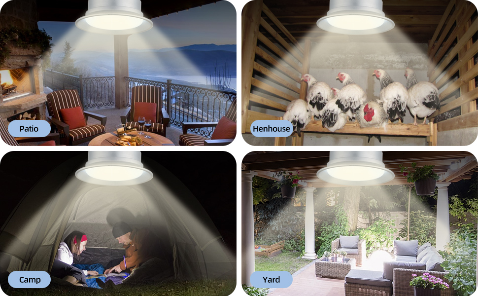 suspension solaire exterieur jardin