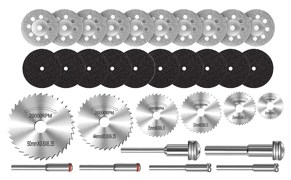Disques de Coupe,dremel,Lame de Scie Circulaire,Lame de Scie Circulaire,Meules Diamant