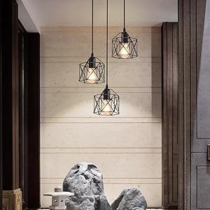 black 3 way ceiling light