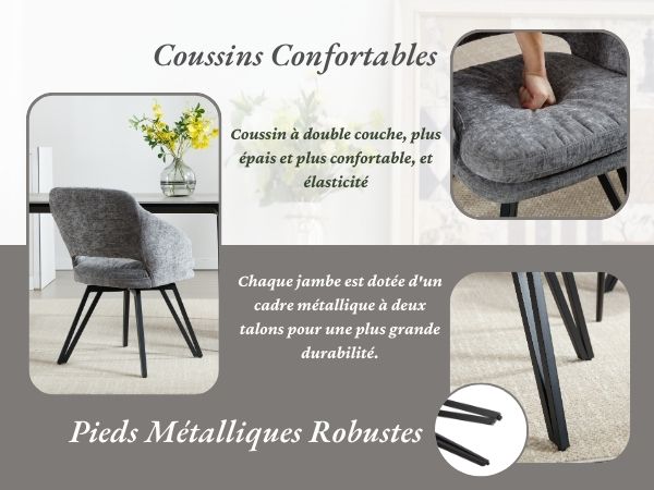 chaise de salla a manger lot de 4 chaise de cuisine lot de 2