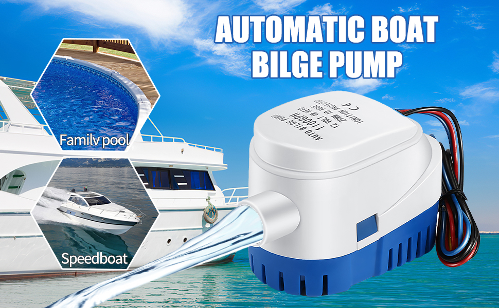 Pompe e accessori Pompa sommergibile automatica pompa per acqua auto