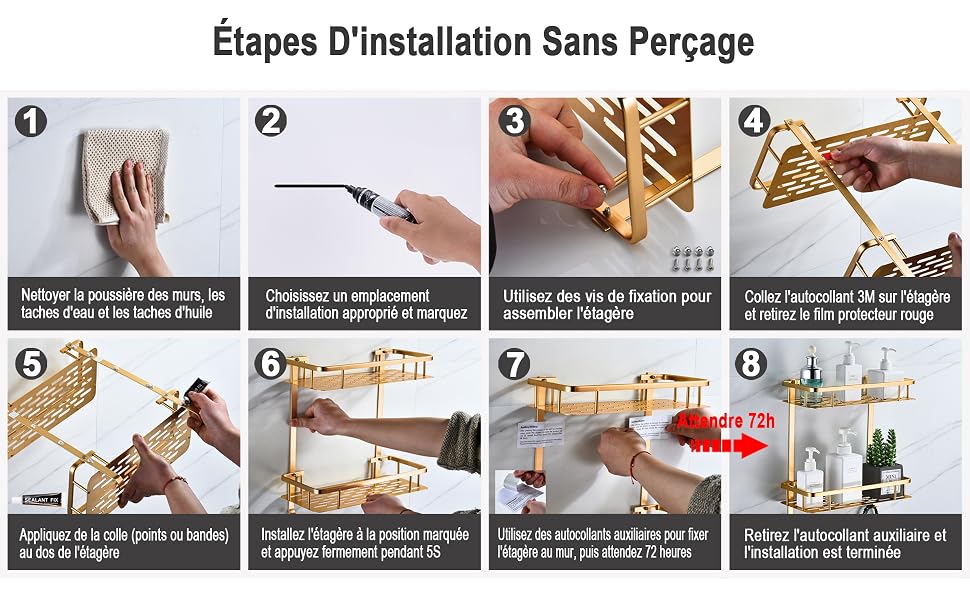 Étapes D'installation Sans Perçage