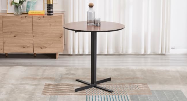 table d'appoint avec pieds en métal