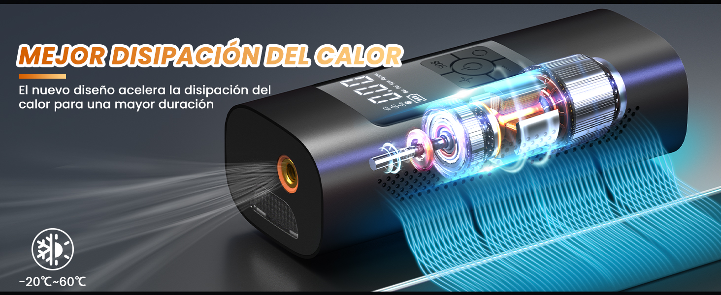 MEJOR DISIPACIÓN DEL CALOR