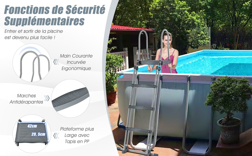 COSTWAY Échelle De Sécurité Pour Piscine De 122 Cm, Échelle Pour Piscine Surélevée Avec Marches Amovibles, Avec Construction Stable, Pour Piscine Hors Sol -Trait Piscine Soldes Magasin AAHKMJXYDAFdJAOAIMEbOAchlkWZ0oakZn uVZ0mPidMNbILvCvspZ4oG3fPgIqc1P26RdPiG8KHKUtblW5 ULKvLD1OHzwX jolGWPZGyLZfCOoJZ0paqmPTsFpM1l5NkA bmA4Anp3UT2 EMTgyWWaH pqkfTNfRo3q U2 mv7iDhEcCxG3WhxGRp 2go 9IFH43jPlHqs6xTvIwgK Z