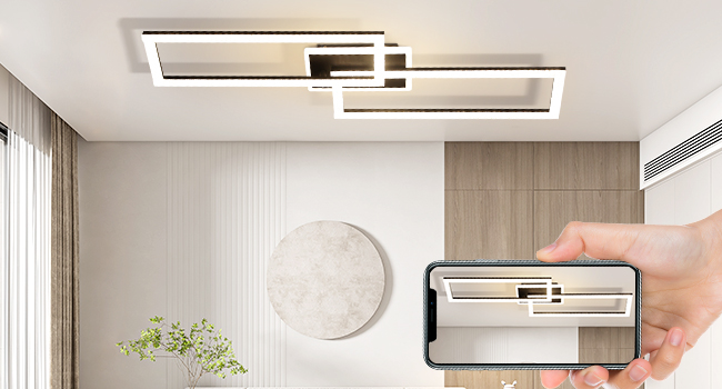 Wohnzimmerlampe mit Fernbedienung
