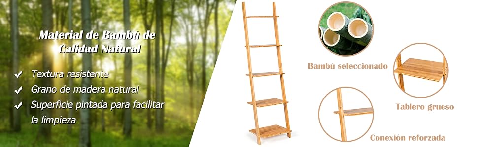 Estantería de Escalera de 5 Niveles