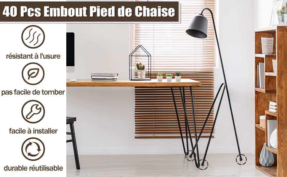 patin chaise patins pour meubles 