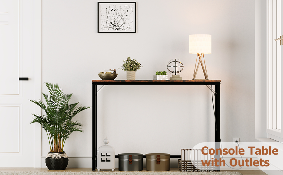 Table console étroite