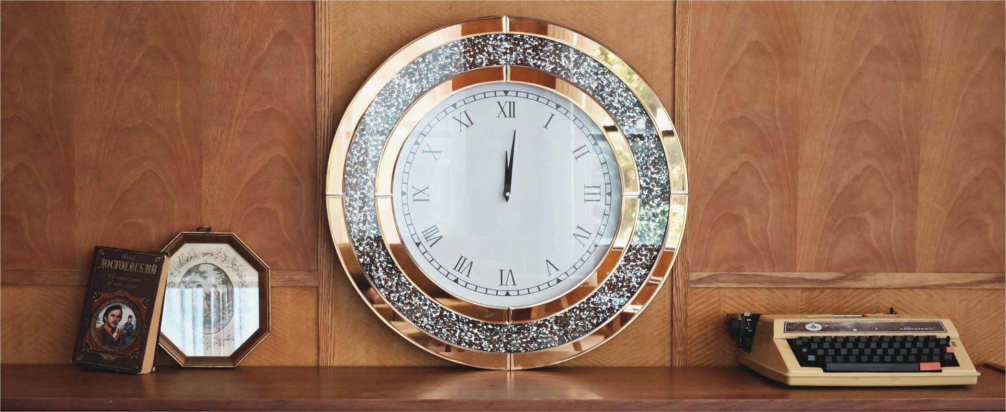 60cm Orologio da Parete Artistico Silenzioso Orologio da Parete con