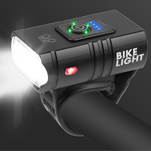  Luce Bicicletta 1600 Lumens Super Luminoso Illuminazione Bicicletta Modalità Luce 6 + 4 Ricarica USB Impermeabile 