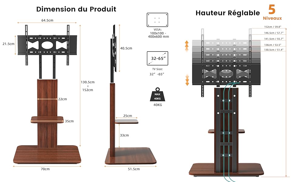 meuble tv bois