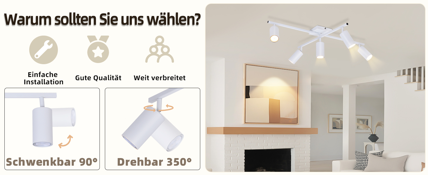 Spots deckenlampe gu10