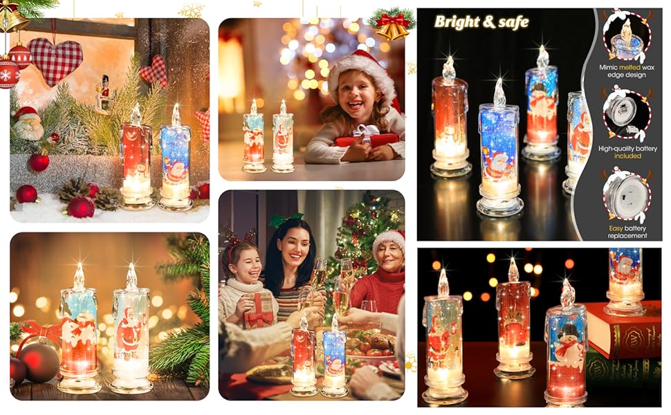 Christmas candle use for
