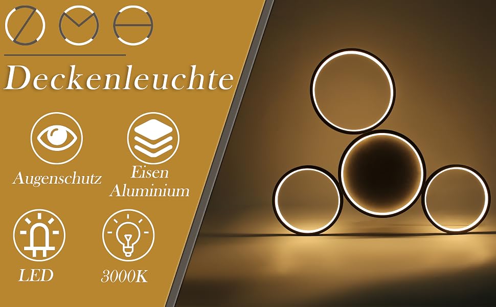 Plafonnier LED ZMH