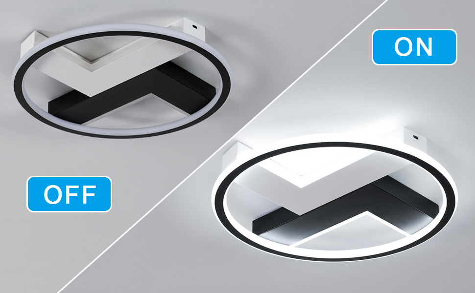 Modernes Design LED-Deckenleuchte 6500K für Schlafzimmer, Wohnzimmer, Küche