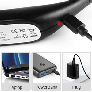 Lampe de Lecture Rechargeable Pour le Cou