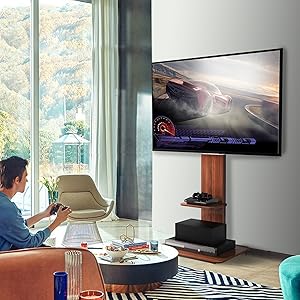FN5000 - Supporto TV da pavimento con ruote per TV LCD e LED 37 a 70 - Italia