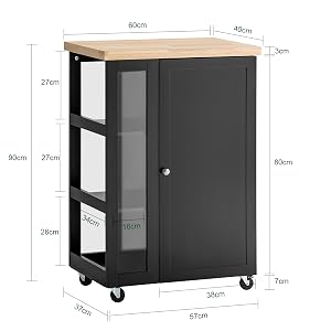Carrito Auxiliar de Cocina