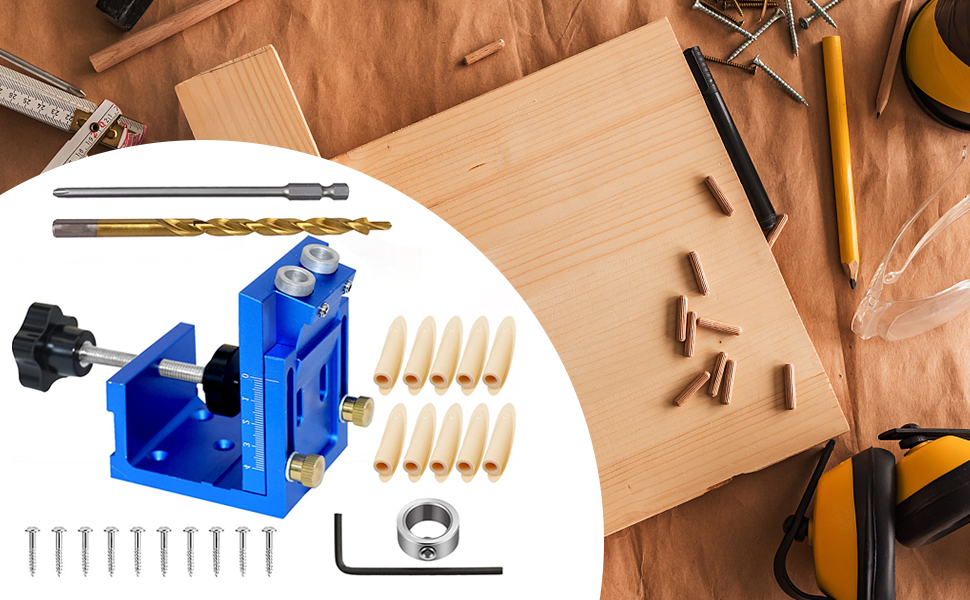 Bohrschablone con broca de 9 mm