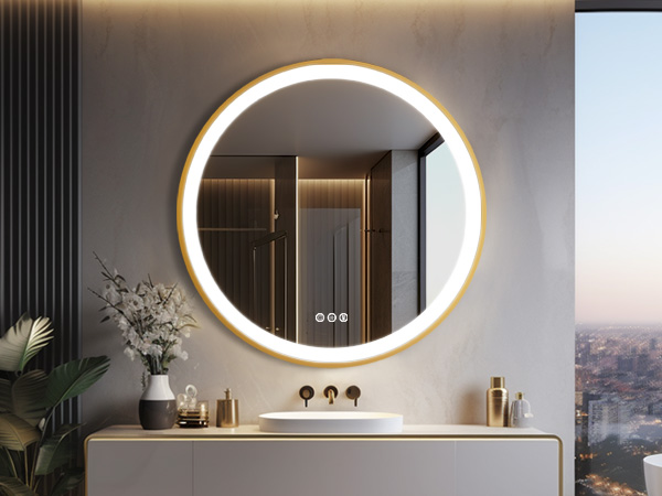 Specchio da Bagno Rotondo