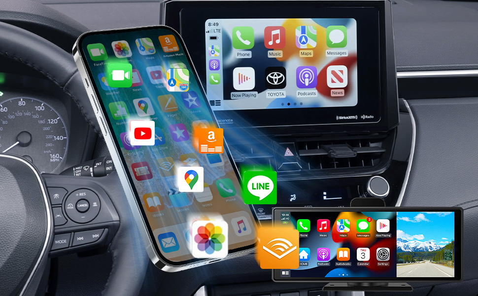 Adaptateur sans Fil pour CarPlay et Android Auto