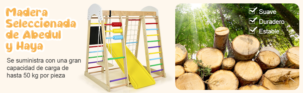  Set Escalada 8 en 1 para Niños