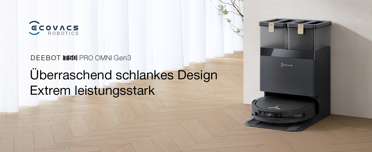 Der Text lautet „ZEYVAER“, „DESIGN MADE IN Cologne (Köln)“, „Überaus schlankes Design“, „Extrem leistungsstark“. Elegante schwarze Espressomaschine, fotografiert vor weißem Hintergrund.