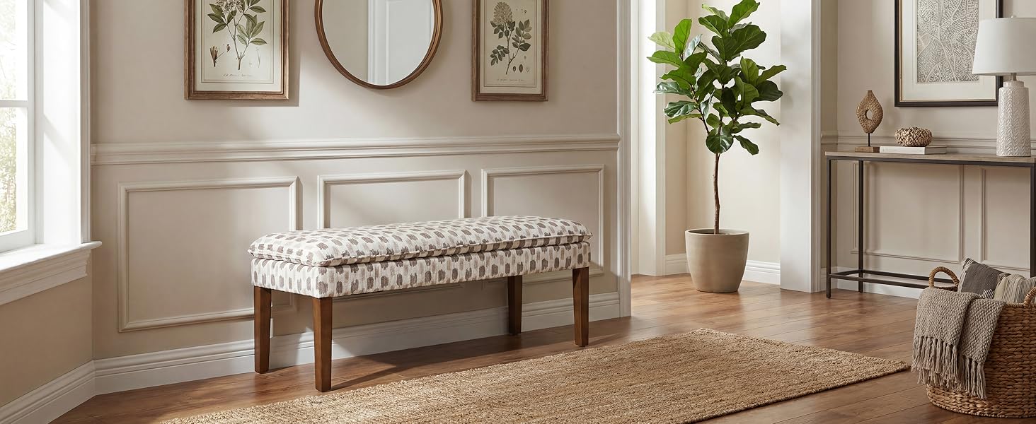 Series of interior design photos showing minimalist living spaces with neutral colors, featuring mirrors, plants, and modern furniture arrangements.