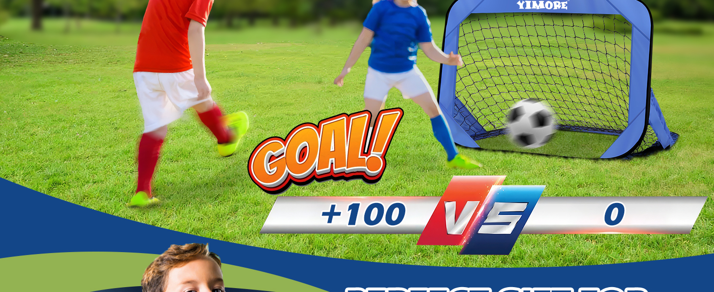Portería de fútbol plegable