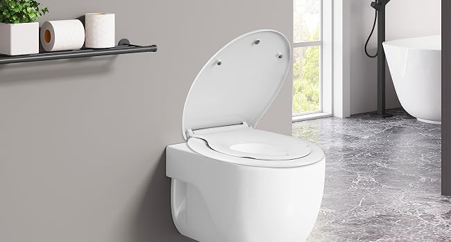 the toilet is a modern toilet with a modern design