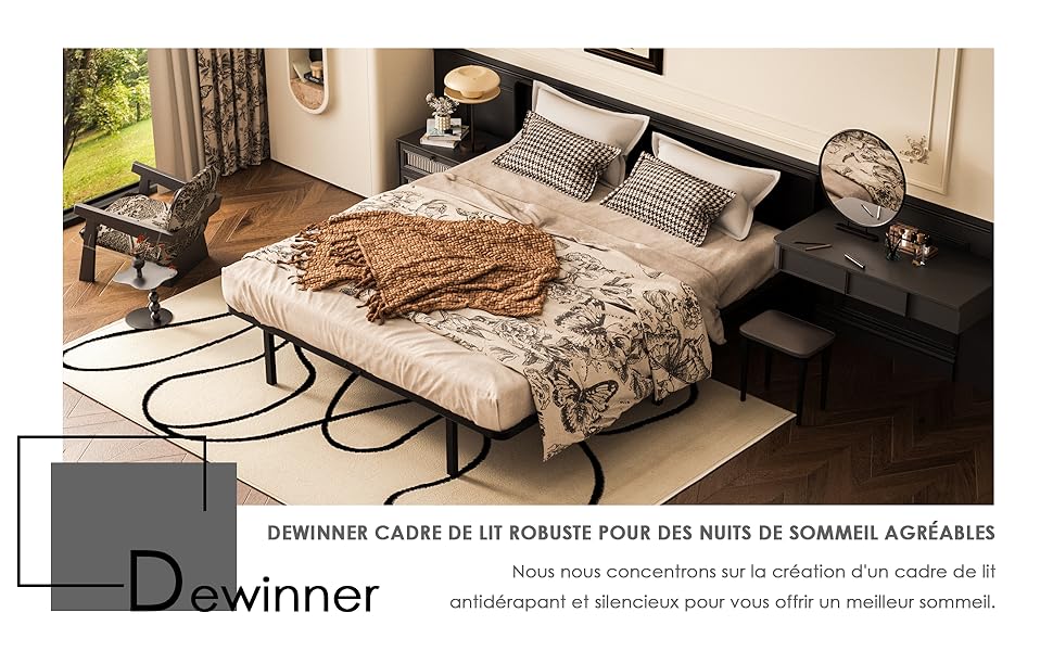 Cadre de lit Dewinner