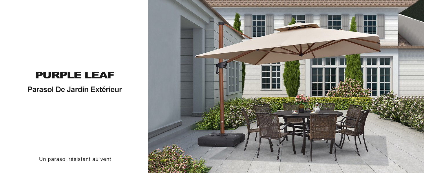 parasol alice garden inclinable