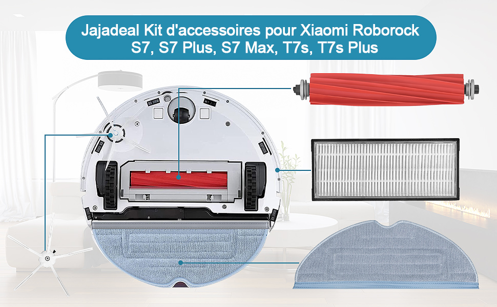 Lingettes lavables pour Roborock S7