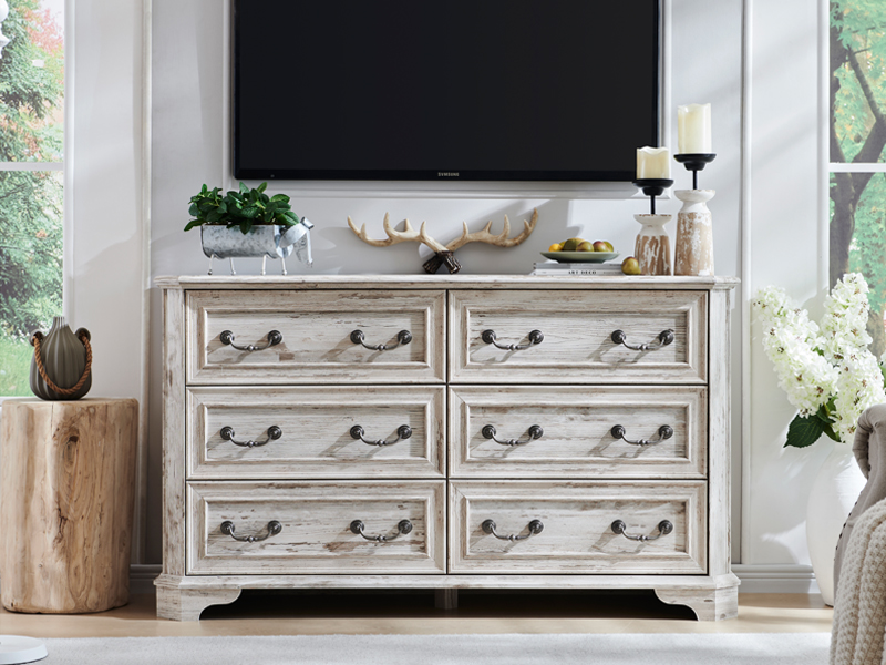 6-Drawer Dresser for Bedroom
