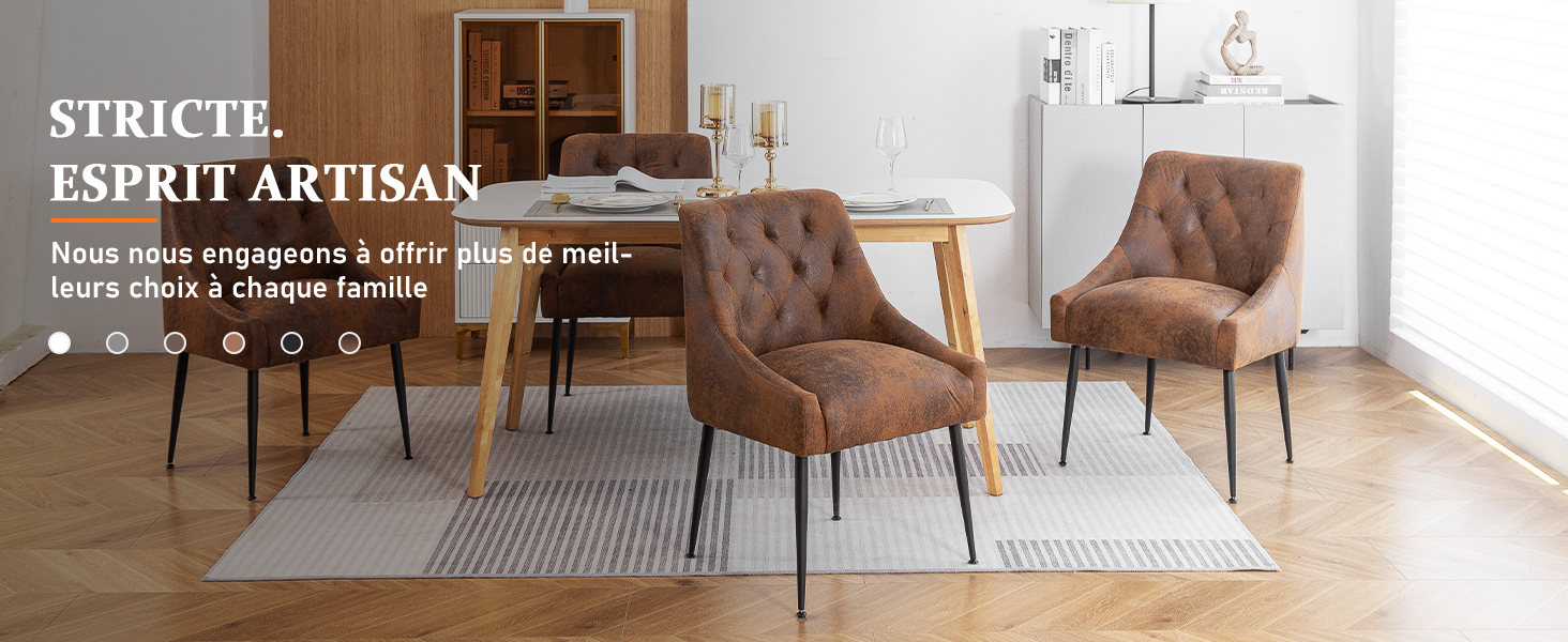 Lot de 2 Chaises de Salle à Manger,Lot de 4 Chaises de Salle à Manger,Lot de 6