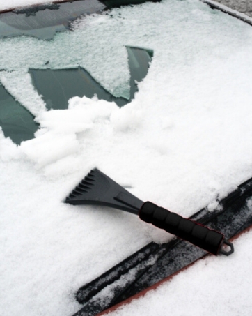 ice scraper, car accessories, good visibility, road safety, light, comfortable handle