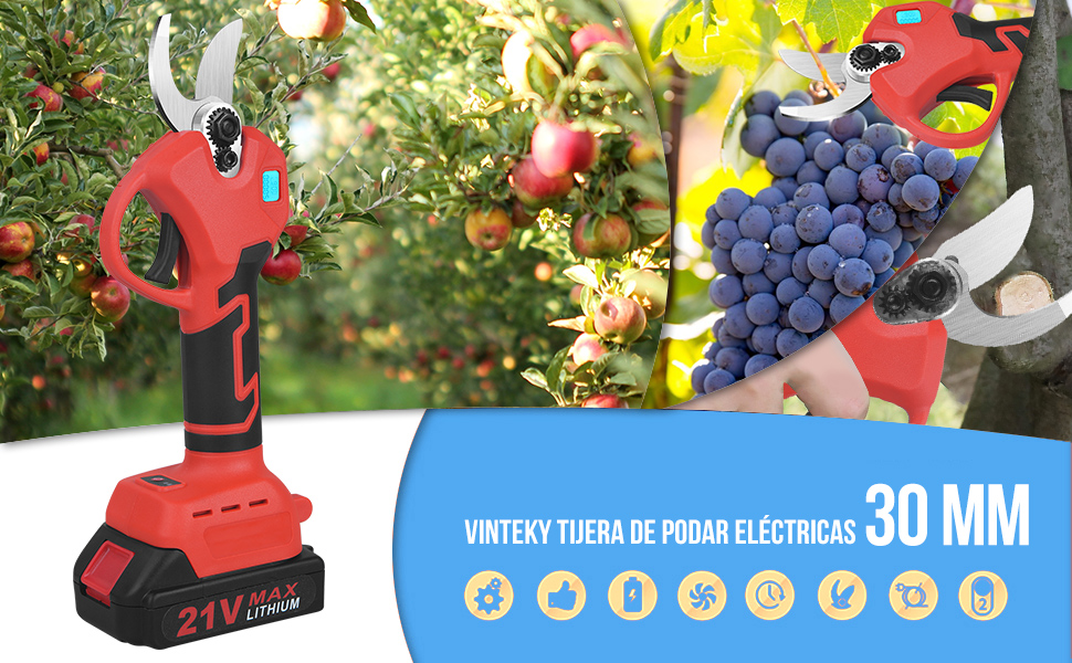 Sécateur de Jardin Electrique