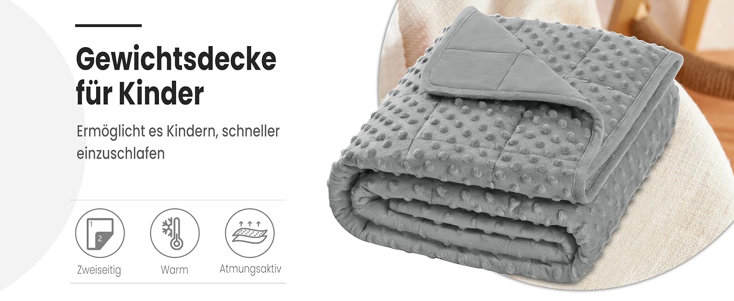 Couverture lestée pour enfants