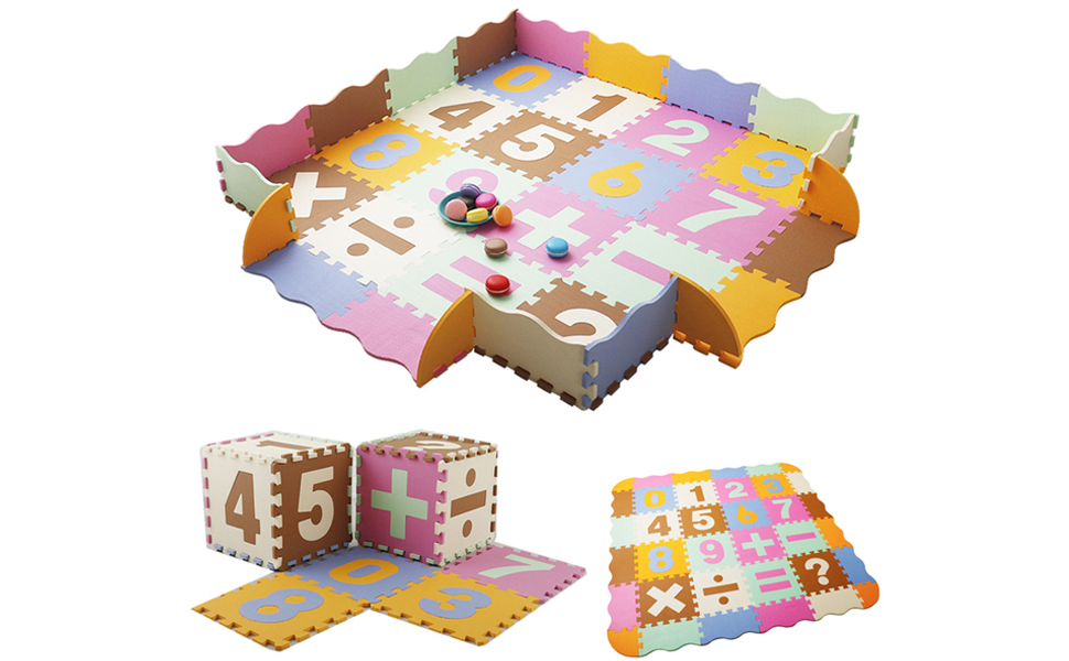 Tapis De Puzzles en Mousse