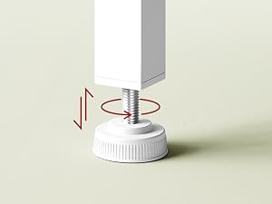 Primeros planos de componentes blancos de dispositivos mecánicos o electrónicos, que muestran piezas detalladas y mecanismos de ajuste.