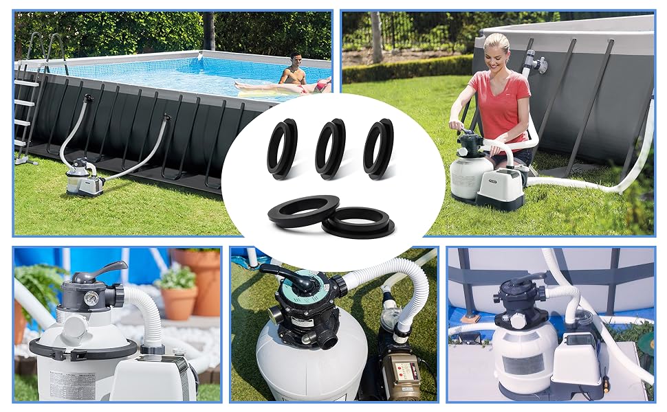 5 Stück Pool O-Ringe Ersatzteil