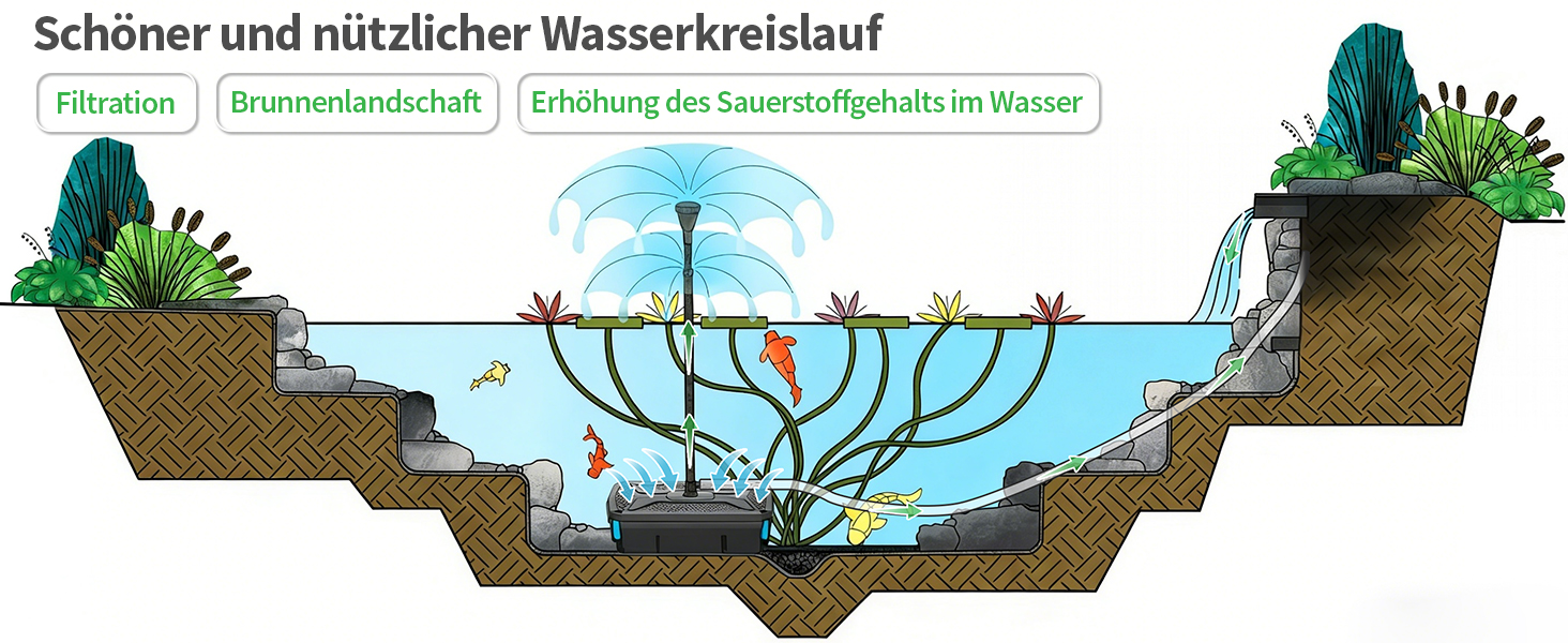 Biologische und mechanische Filterung