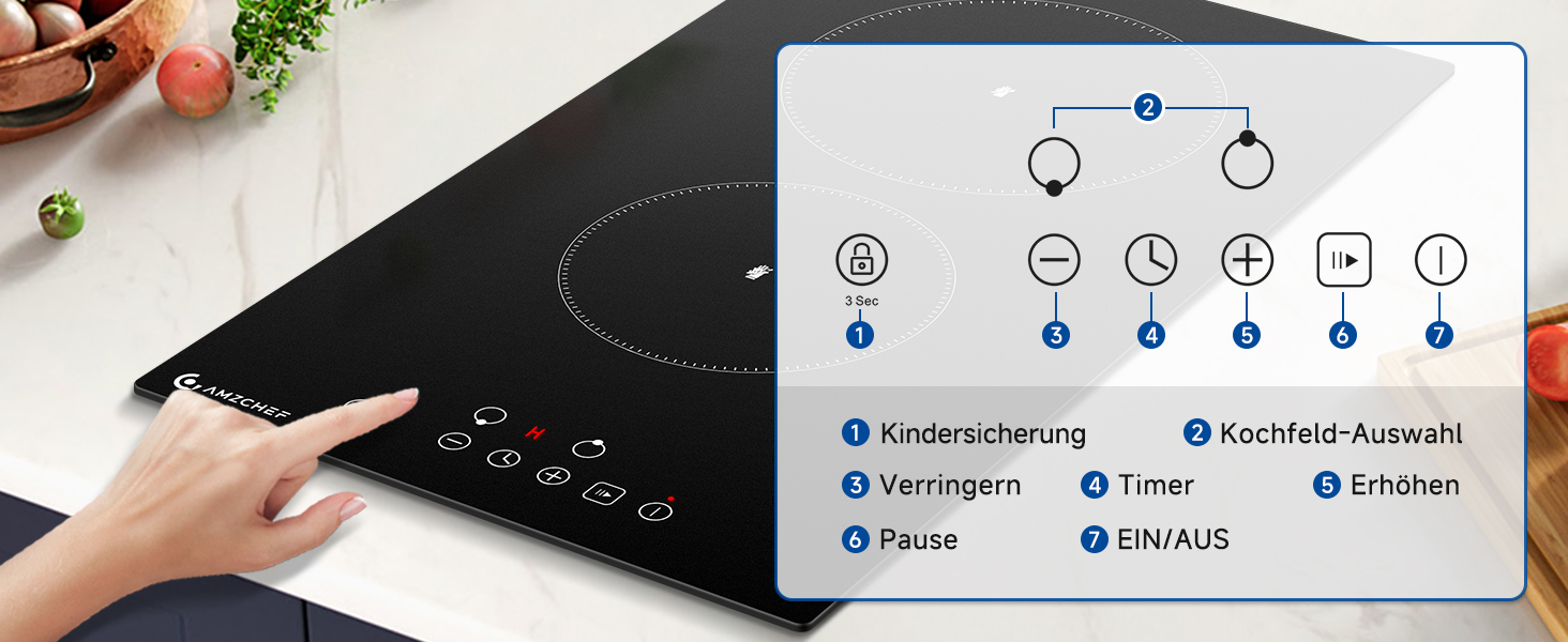 Technische Schnittstelle oder Dashboard mit verbundenen Knoten und Workflow-Diagrammen mit blauen kreisförmigen Indikatoren und Verbindungslinien.