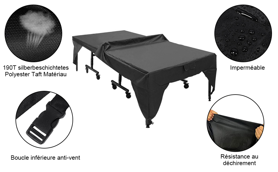 Funda para mesa de ping pong