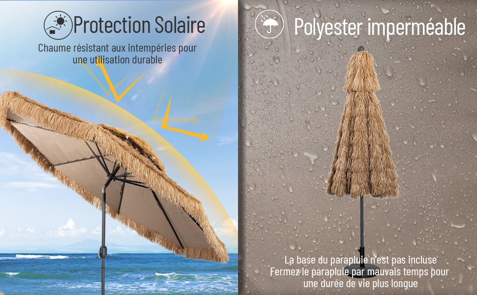 parasol en paille