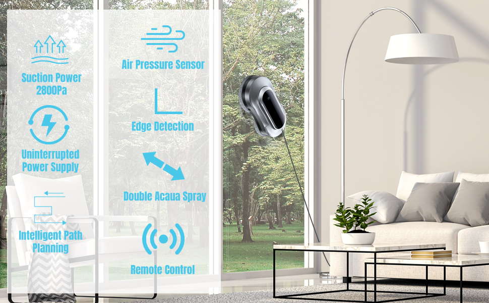 Robot limpiador de ventanas inteligente